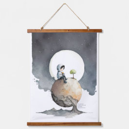 Astronaut Hangend Wandkleed