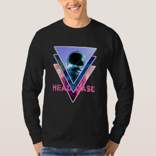 Astronaut Headcase Esthetische Vaporwave Space Art T-shirt