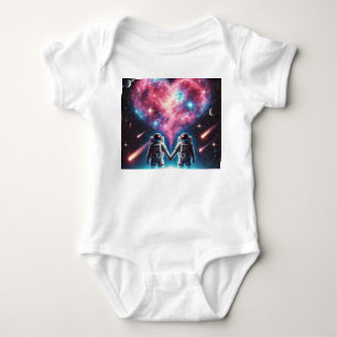 Astronaut Heart Galaxy T-shirt