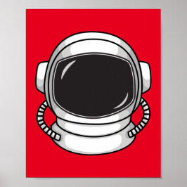astronaut helm poster