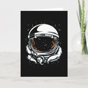ASTRONAUT HELMET-RUIMTE KAART