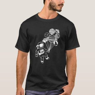 Astronaut houdster zonneschermen t-shirt