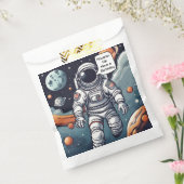 Astronaut Houston, we zijn jarig! Bedankzakje (Gezegeld)