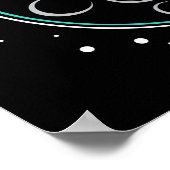 Astronaut Ice Cream Party Poster (Hoek)