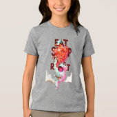 Astronaut illustratie Beeldende kunst Graffiti Ill Tri-Blend Shirt (Voorkant)