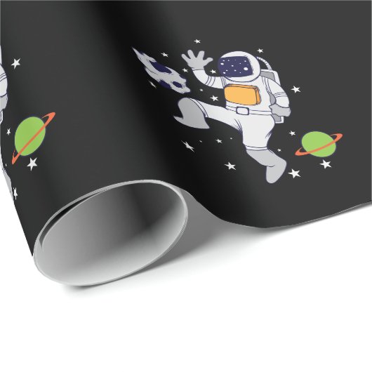 Astronaut im Universum Cadeaupapier (Rol Hoek)