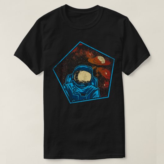 Astronaut in de ruimte 4 t-shirt (Design voorkant)