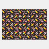 Astronaut in de ruimte inpakpapier vel (Voorkant 3)