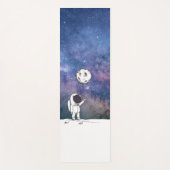 Astronaut in de ruimte met maanballonkosmossterren yogamat (Voorkant)