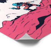 Astronaut in de ruimte poster (Hoek)