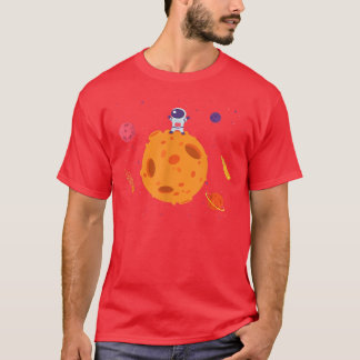 Astronaut in de ruimte T-Shirt