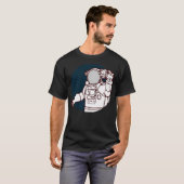 Astronaut in de ruimte t-shirt (Voorkant volledig)