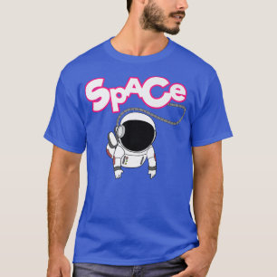 Astronaut in de ruimte t-shirt