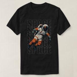 Astronaut in een ruimtepak t-shirt