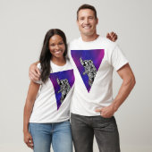 Astronaut in galaxy geek graphics t-shirt (Unisex)