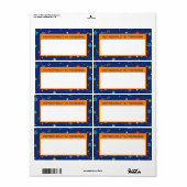 Astronaut in opleiding Naam Tag Stickers (Full Sheet)