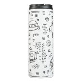 Astronaut in ruimtedoedelen thermosbeker (Achterkant)