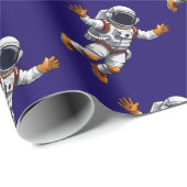 Astronaut in space cadeaupapier (Rol Hoek)