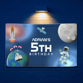 Astronaut in Space Galaxy Theme Birthday Party Spandoek