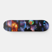 Astronaut in stellaire ruimte. Door Joe Moriarty Skateboard (Horizontaal)