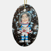 Astronaut in training - Astro Child Sjabloon Keramisch Ornament (Links)