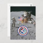 Astronaut James Irwin (Apollo 15) Briefkaart (Voorkant / Achterkant)