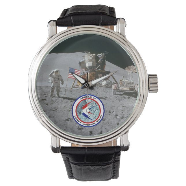 Astronaut James Irwin (Apollo 15) Horloge (Voorkant)