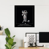 Astronaut James S. Voss Outer Space Walk Poster (Thuiskantoor)