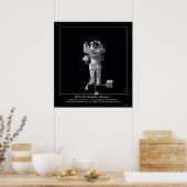 Astronaut James S. Voss Outer Space Walk Poster (Keuken)