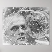 Astronaut John Glenn training for Friendship 7 Poster (Voorkant)