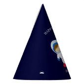 Astronaut jongen kinderen verjaardag feesthoedjes (Links)