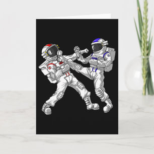 Astronaut Karate Muay Thai Vechtsporten Kickboksen Kaart