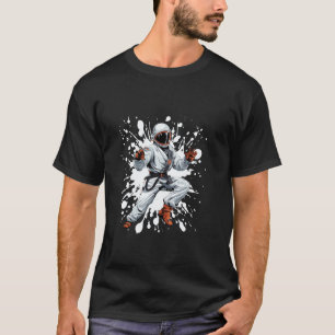 Astronaut Karate Vechters Judo T-shirt