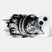 Astronaut Kat Inkt Kunst Case-Mate iPhone Case (Achterkant (horizontaal))