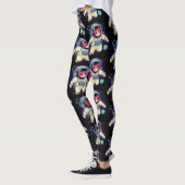Astronaut Kat kleurrijk Leggings (Links)