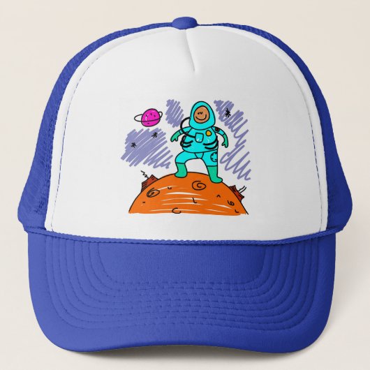 Astronaut Kind Trucker Pet (Voorkant)