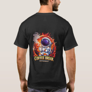 Astronaut koffiepauze   t-shirt
