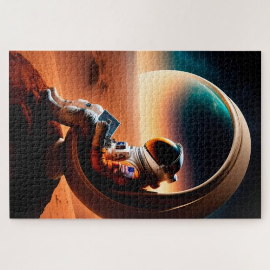 Astronaut Legpuzzel (Horizontaal)