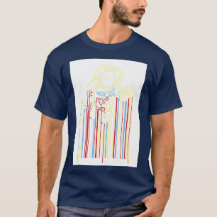 Astronaut Lines Space T-shirt
