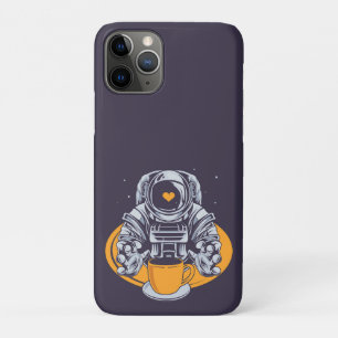 Astronaut Love Coffee iPhone 11 Pro Hoesje