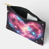 Astronaut Love Nebula Zipper Pouch Etui (Open)