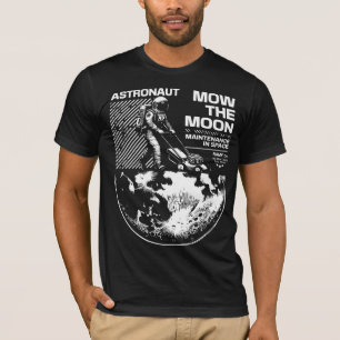 Astronaut Maait de Maan – Grappig Ruimteonderhoud T-shirt