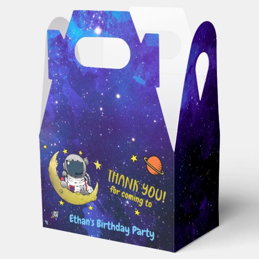 Astronaut & Maan Bedankdoosjes (Geopend)