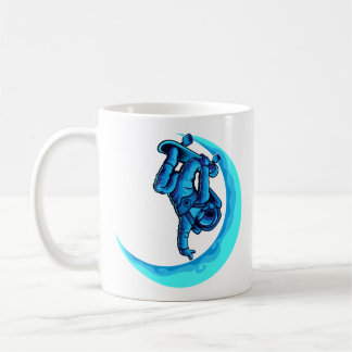 Astronaut Maan Schaatsen Koffiemok