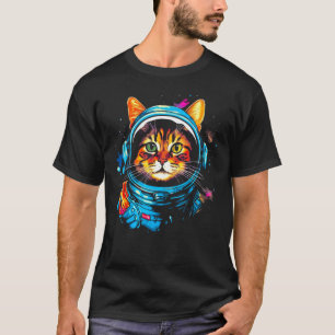 Astronaut Maine Coon Kat T-shirt