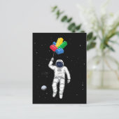 Astronaut Master Builder, bouwstenen Briefkaart (Staand voorkant)