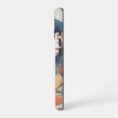✨ Astronaut Meisje Hoodie iPhone 16 Hoesje (Linkerkant)