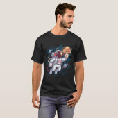 Astronaut met ballon T-shirt (Voorkant volledig)