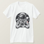 Astronaut met camera t-shirt (Design voorkant)