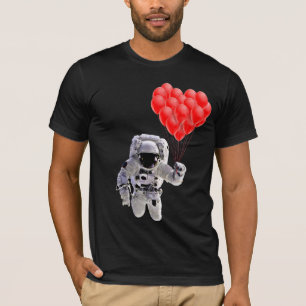 Astronaut met hartballonnen T-Shirt
